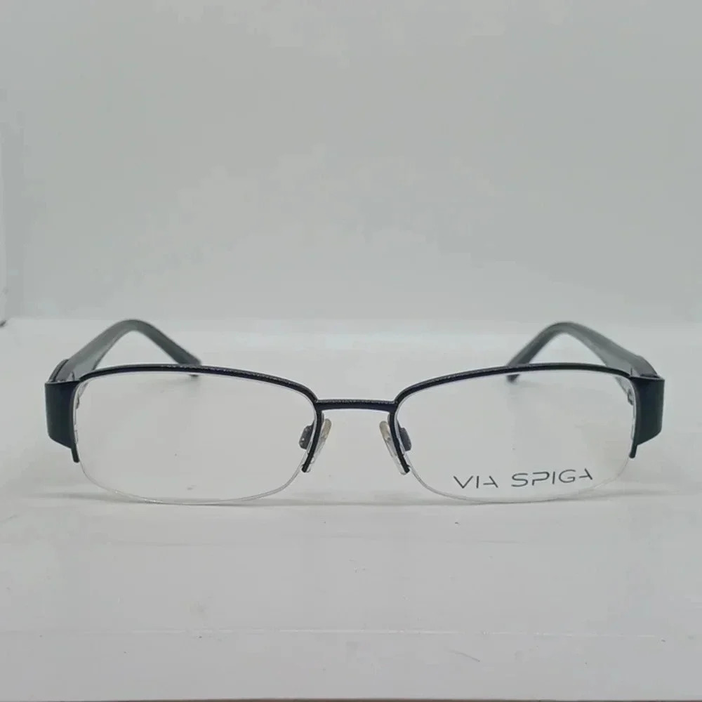 NWT UNISEX VIA SPIGA EYEGLASS FRAMES CRESSIDA BLACK